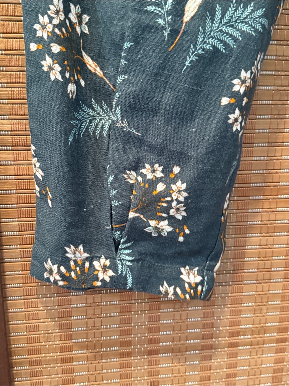 New Sundance Breezy Benicia Linen Pleated Button Fly Pants Size 4 Petite - Picture 8 of 15
